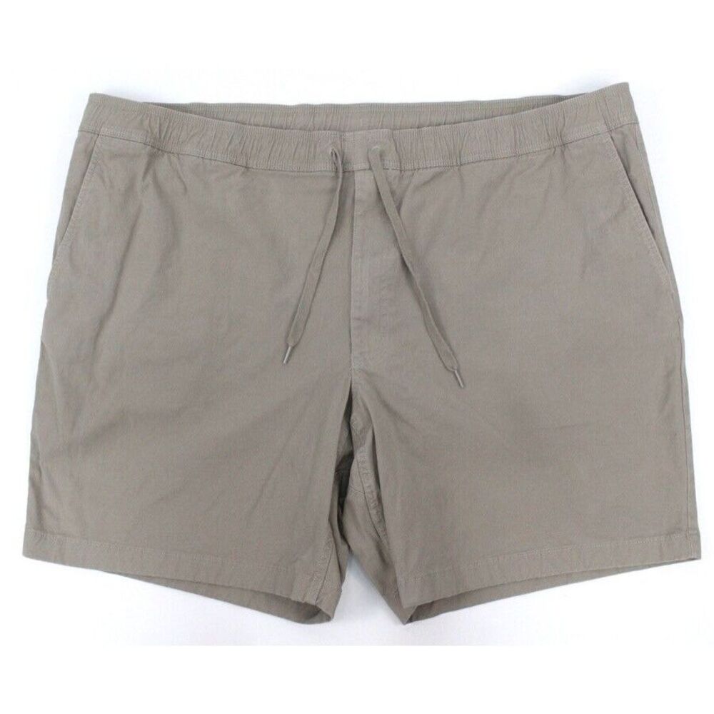 mens khaki DULUTH TRADING‎ BBQ 9" shorts 36341 stretch cotton canvas 48